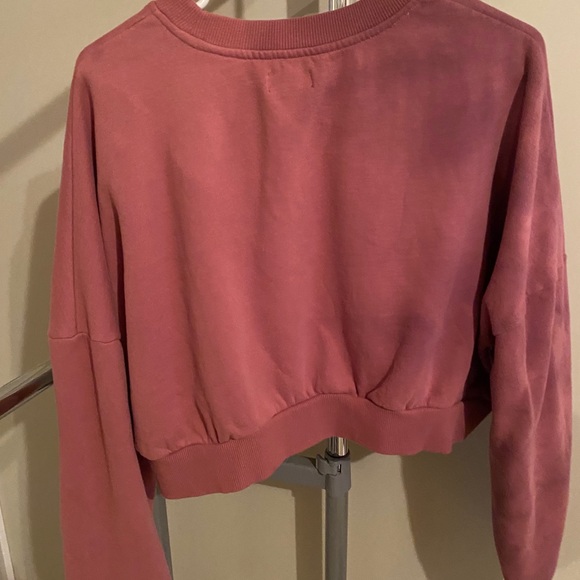 PLAYBOY Sweaters | Pink Cropped Playboy Crewneck | Poshmark